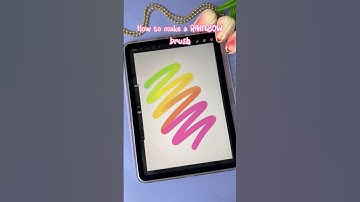 Rainbow Brush in Procreate 🌈 #shorts #brush #procreate #artist #art #easy #rainbow