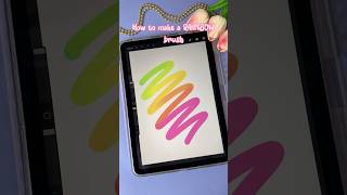 Rainbow Brush in Procreate 🌈 #shorts #brush #procreate #artist #art #easy #rainbow