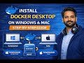Install Docker Desktop on Windows & Mac | Complete Step-by-Step Guide | Hindi