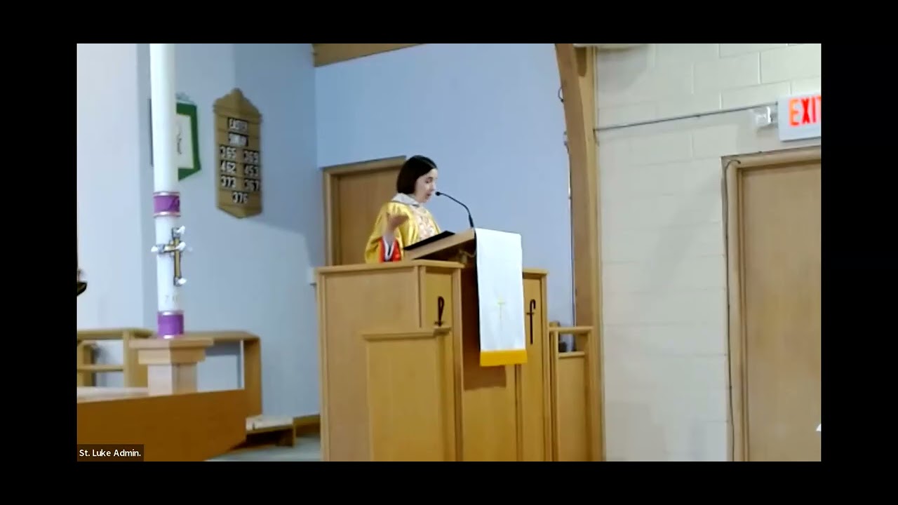 Gospel and sermon for April 5, 2026.