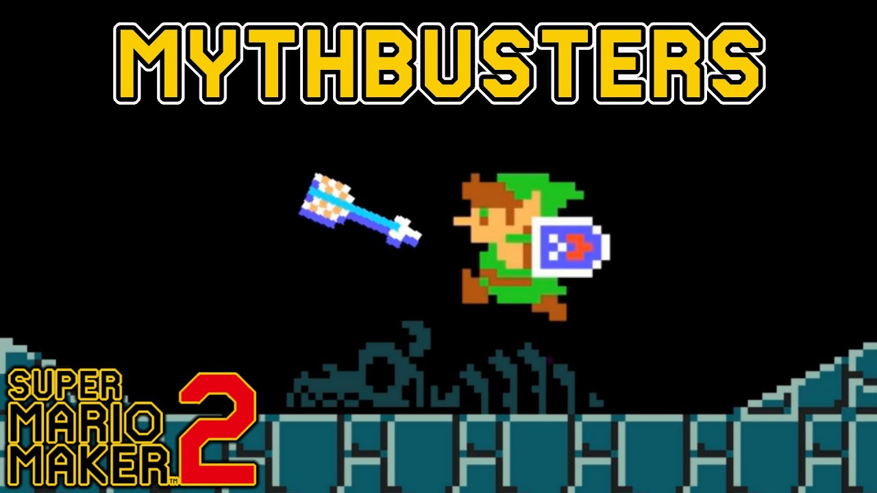 Can Link Take Damage From His Arrows? - Super Mario Maker 2 MYTHBUSTERS [#3]