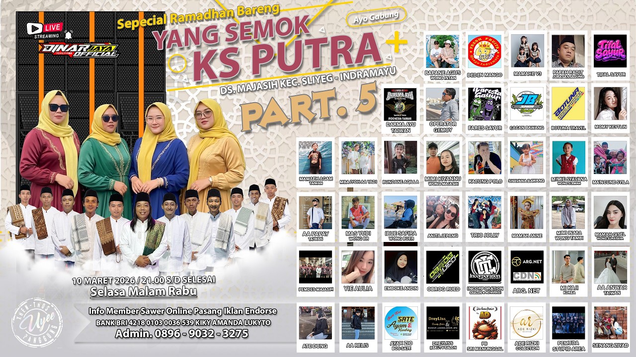 🔴[ LIVE ] SPECIAL RAMADHAN BARENG YANG SEMOK 