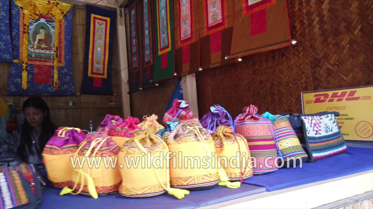 Authentic Bhutanese Craft Bazaar Thimphu Handicrafts Market Bhutan Authentic Bhutanese Craft Bazaar Thimphu Handicrafts Market Bhutan