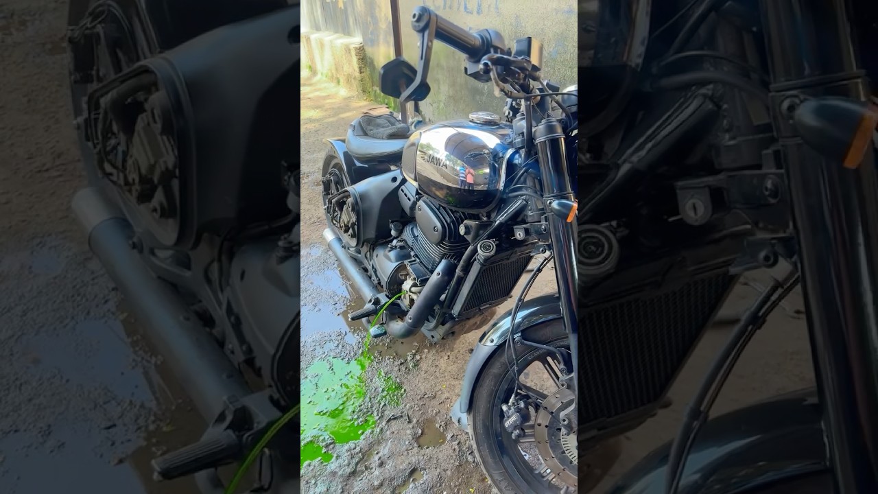 Jawa bobber 42 coolant out side 
