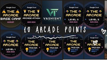 10 Arcade points @googlecloudtech The Arcade Trivia August 2024 Week 4 #quiz #solutions