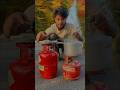 Mini gas cylinder and big gas cylinder testing 😱