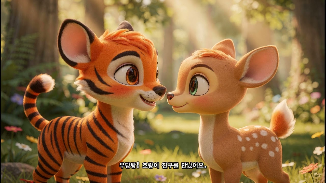 🧚 나풀나풀 아기 사슴의 무지개 찾기 | 어린이 동화 | 잠자리 동화