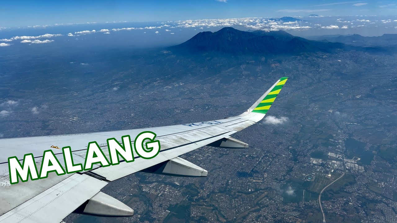 Landing Malang Citilink Airbus A320 | QG 750  PK-GLX