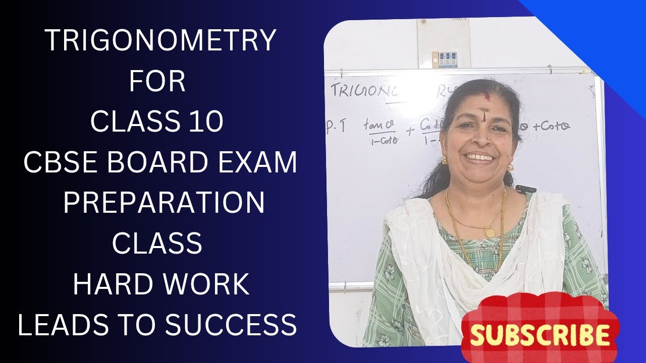 TRIGONOMETRY -EASY LEARNING - CBSE BOARD EXAM CLASS 10 | SREE MATHS ...