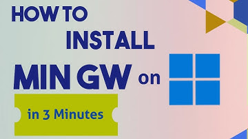 How To Install MinGW on Windows | Simplified Statistics by Chesta