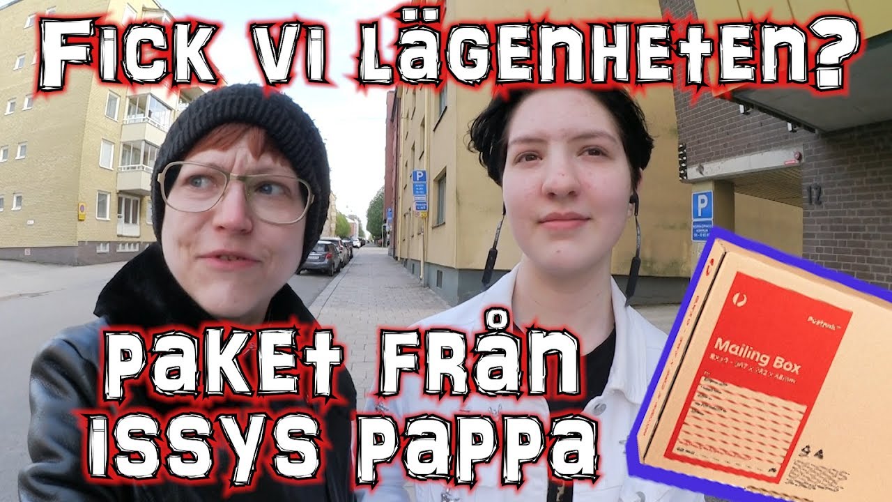 Öppnar paket från Issys pappa 🎁🍫