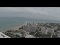 Sliding Down to Jomtien Beach from Pattaya Park Tower (4K)