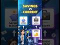Saving vs Current Account 💰 | Banking Simplified #shorts