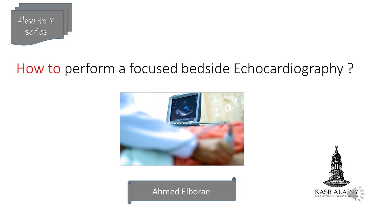 Bedside echocardiography echocardiography emergency YouTube