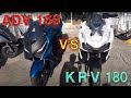 【 KRV180 TCS 】【 HONDA ADV160 】見比べてみました