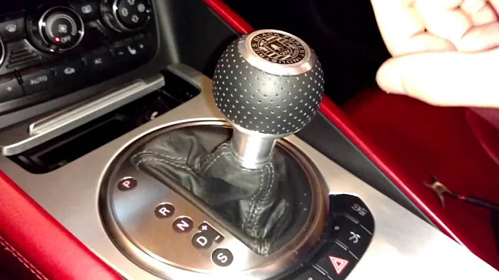 Black Forest Industries DSG Heavyweight Shift Knob Installed