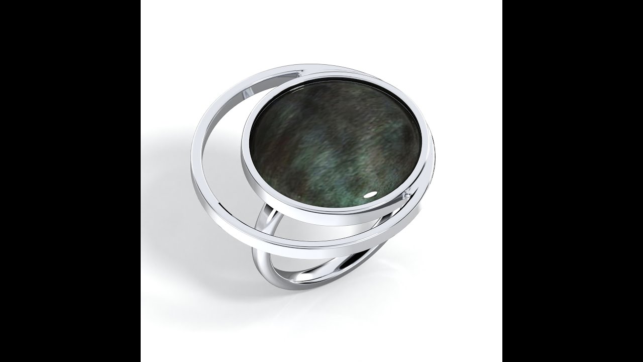 Арт.10524/1 Кольцо, перламутр