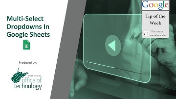 Multi Select Dropdowns In Google Sheets