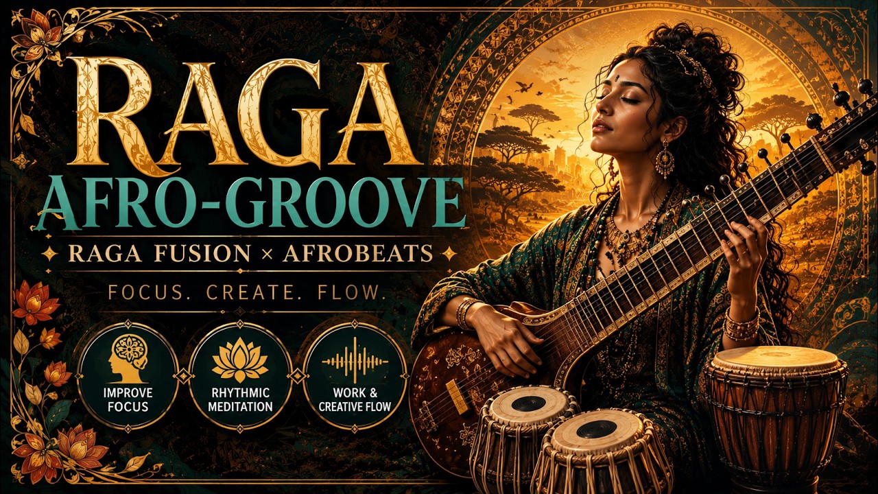 Spiritual Raga Afrobeats Fusion for Deep Focus & Creative Work - YouTube
