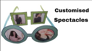 Customised Spectacles | How To Make Paper Glasses At Home | SS Craft Mantra