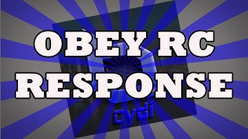 Cydio - Obey RC Response (i2) #ObeyRC @ObeyScarce @akaFormula