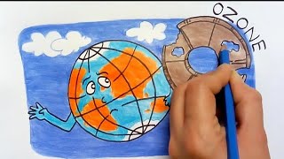 worldozoneday #ozonedayposter color pens link - https://amzn.to/2Kd...