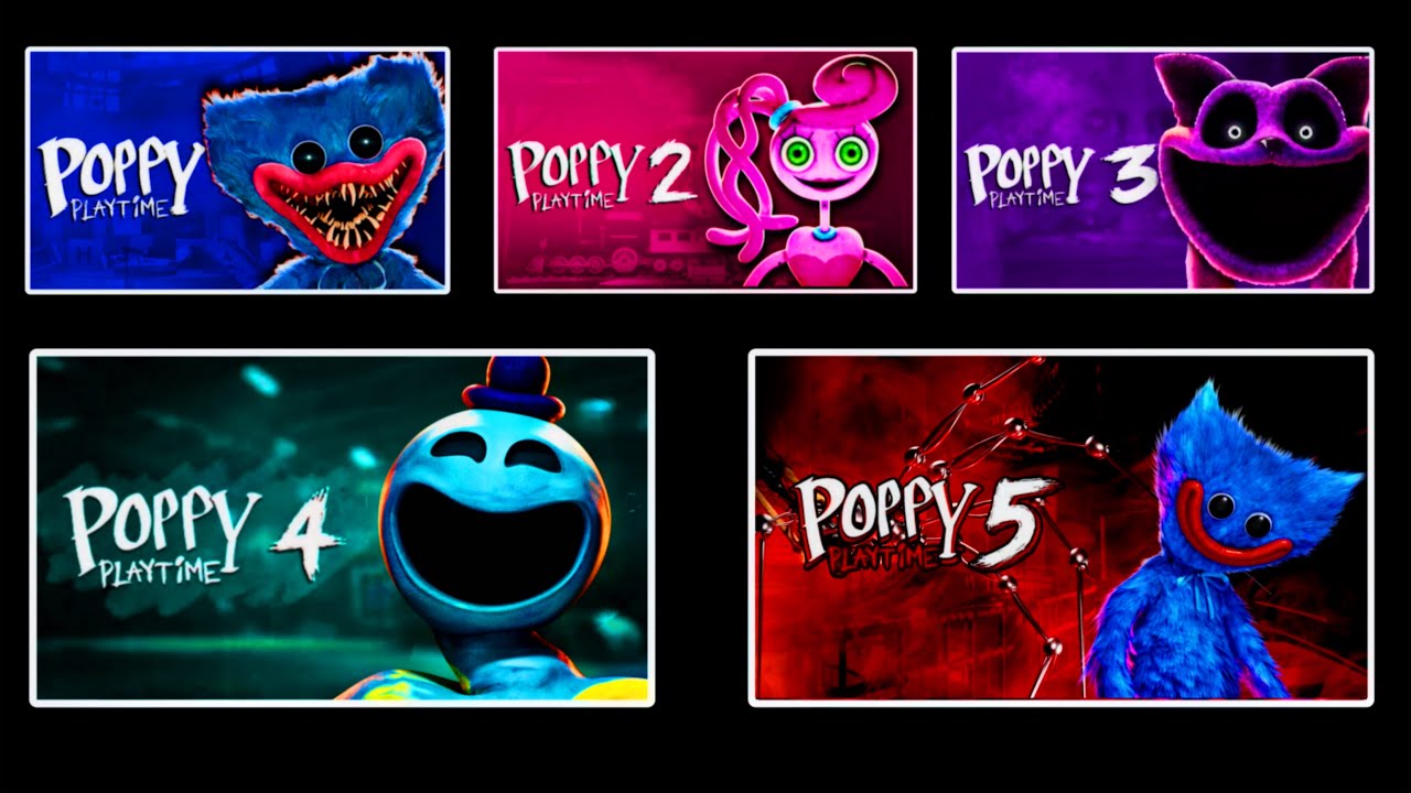 Poppy Playtime Chapter 1 2 3 4 5 Full Gameplay Walkthrough All Endings No Commentary 4K Ultra HD