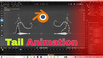 How to animate a tail in blender | Tail animation