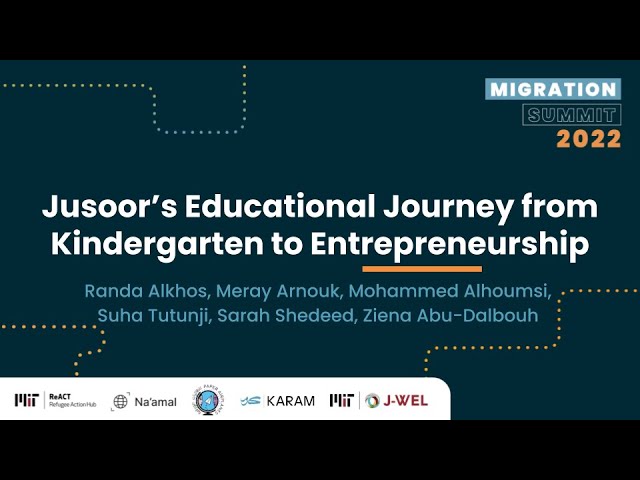 Jusoor's Educational Journey From Kindergarten to Entrepreneurship
