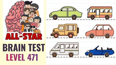 Brain Test All Star Level 471 | The blue car must go through the traffic | Walkthrough