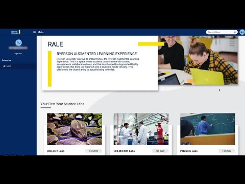 Introducing RALE v1.0 - The Ryerson Augmented Learning Experience Platform