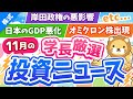 第208回【知らないと怖い】株式投資に役立つ2021年11月の投資トピック総まとめ【インデックス・高配当】【株式投資編】