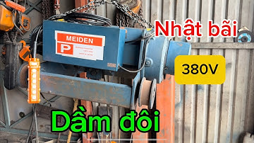 Pa lăng điện cáp dầm đôi - 2.8 tấn - MEIDEN - japan - tâm dầm 750 | THIẾT BỊ MINH PHƯỚC
