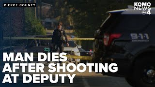 Suspect dead, deputy injured after Pierce County pursuit turns into OIS