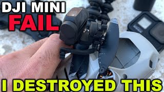 I Crashed My Drone | DJI MINI EPIC FAIL