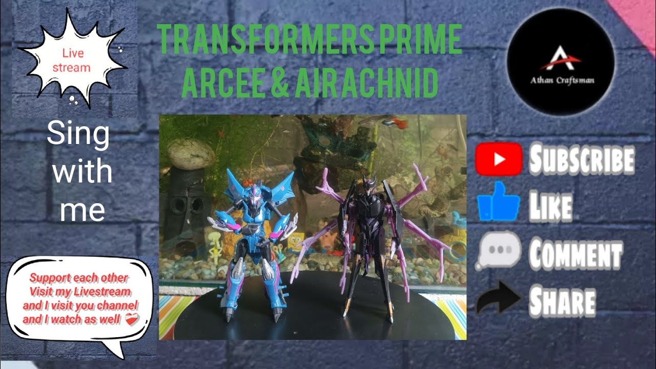 Let's talk about Transformers 11 sing with me and aquatic Life Athan Craftsman is live!
