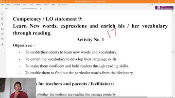 Bridge Course 10th English LO Statement 09 Activity-17