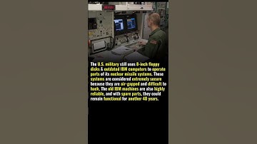 us military still use 8 inch floppy disk and outdated IBM computers#usarmy#usa