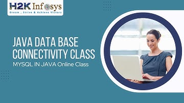 Java Data Base Connectivity Class  | MYSQL IN JAVA  Online Class | Java Online Training Course