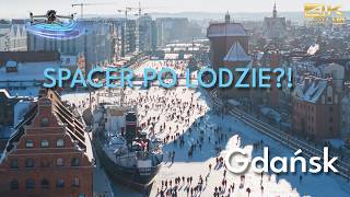 Setki Ludzi Na Zamarzniętej Motławie - 1.02.2026 Gdańsk Jak Arktyka Zima 2026 Dji Air 3S 4K