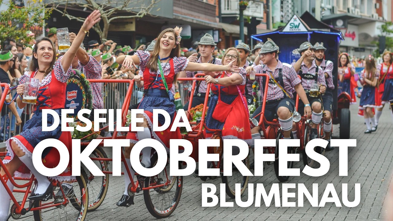 Desfile da OKTOBERFEST Blumenau - Segunda maior festa alemã do MUNDO!