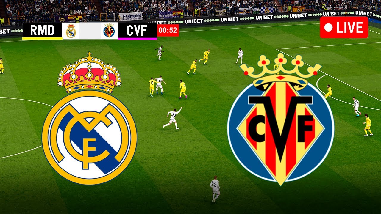 🔴Live 1-0: Real Madrid vs villarreal - La liga 2024