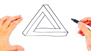 How to draw the Triangle Optical Illusion