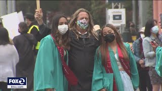 San Francisco holds in-person high school graduation ceremonies