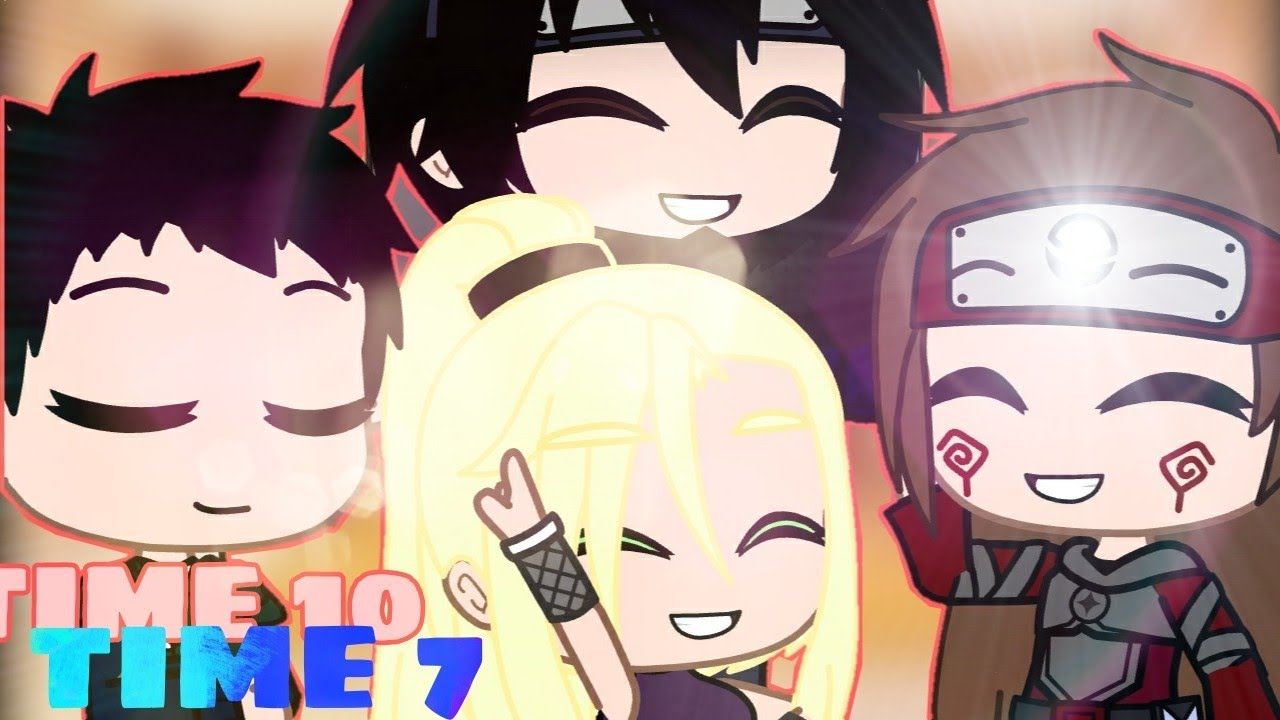 Time 10(shippuden) reagem ao rap do time 7 (7 minutoz)|Gacha club|Leh-Uchiha|