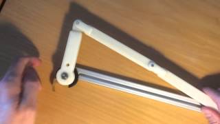A singularity of a 4-bar mechanism