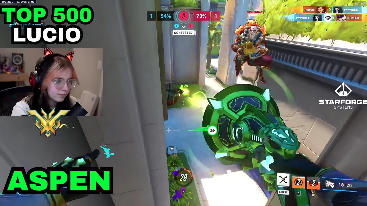 TOP 500 LUCIO! ASPEN | LUCIO | OASIS | overwatch 2 season 12