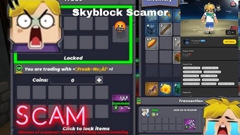 Blockman go skyblock lottery scamer @scam id-6093022238#scam @Insane7T SCAM 👎