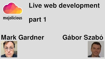 Live web development with Mojolicious - part 1