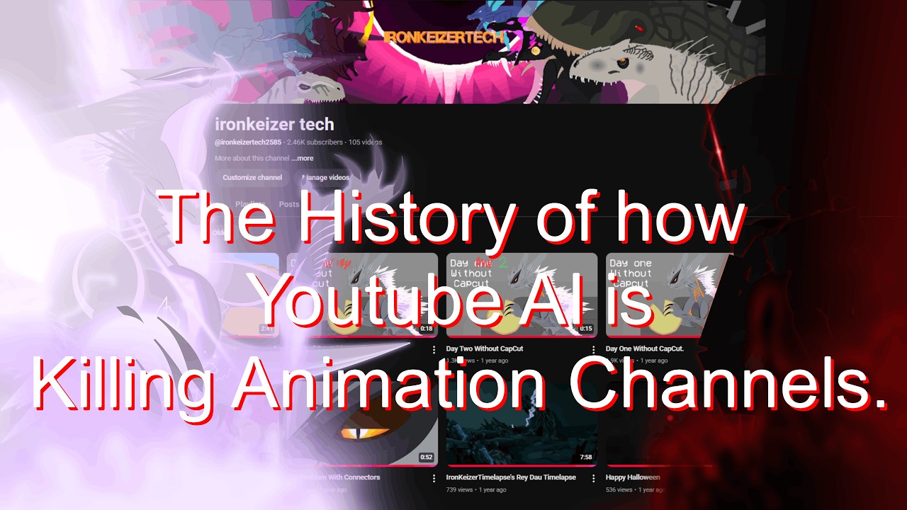History of how YouTube AI is Killing Animation Channels, Plus Channel ...